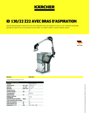 Informations sur le produit