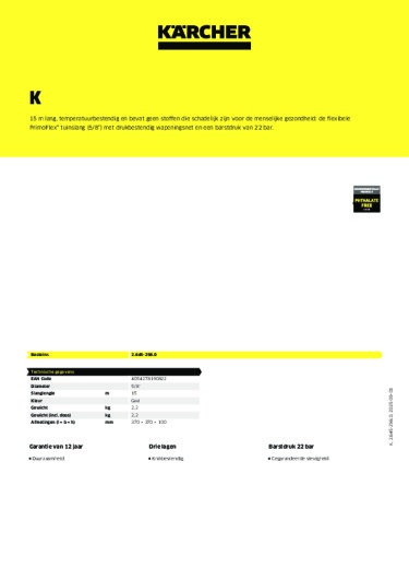 Productinformatie