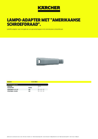 Productinformatie