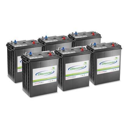 Jeu de batteries, 36 V, 285 Ah, Sans maintenance