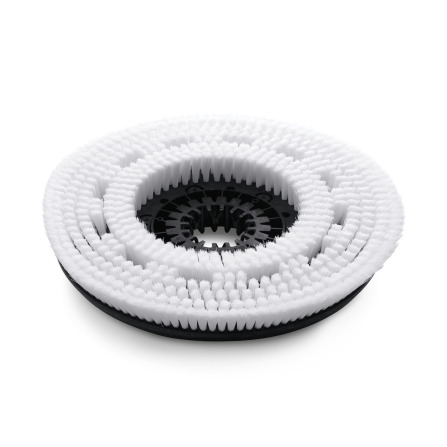 Disc brush white complete D230, Zeer zacht, Wit, 230 mm