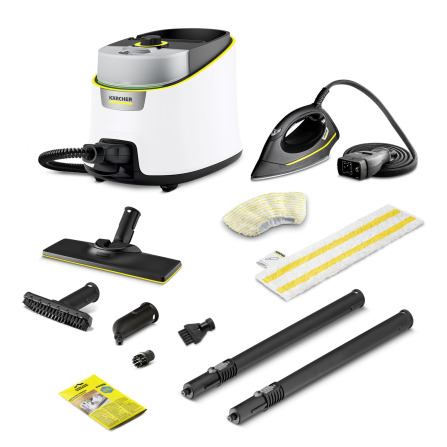 Nettoyeur vapeur SC 4 Deluxe Iron comprenant du fer