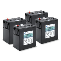 Jeu de batteries, 24 V, 240 Ah, Sans maintenance