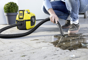 Aspirateur eau et poussières à batterie WD 1 Compact Battery