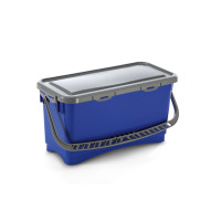 Balai à franges boîte bleu