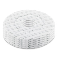 Microvezelpad, Wit, 356 mm, 5 Stuk(s)