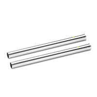 Tube d'aspiration, 2 x, DN 40, longueur 550 mm, acier inoxydable, certifié pour la zone 22