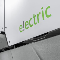 Veeg-/zuigmachine voor gemeenten MC 250 e!ectric