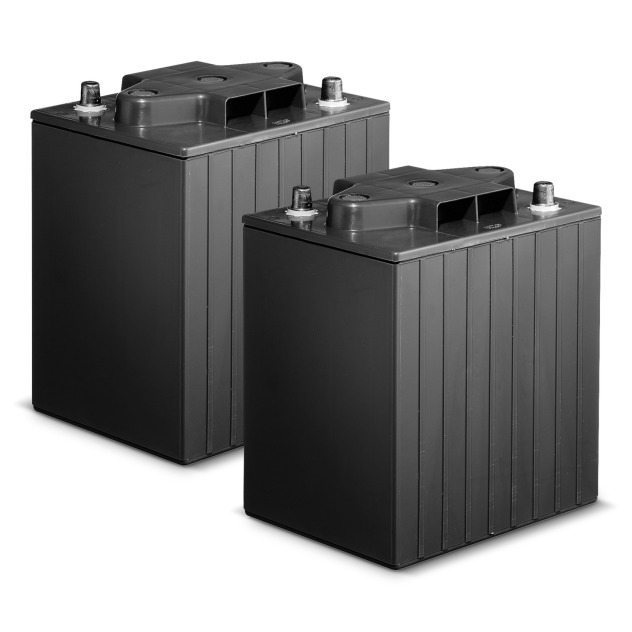 Jeu de batteries, 24 V, 198 Ah, Sans maintenance