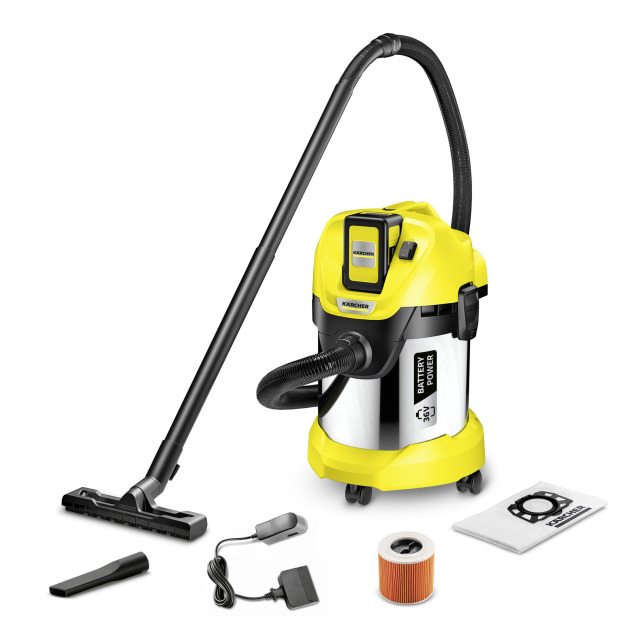 Draadloze multifunctionele alleszuiger WD 3 Battery Premium Set