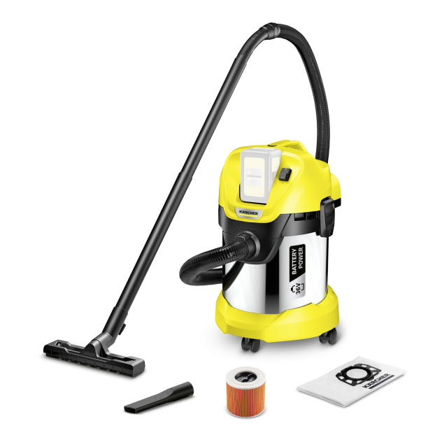 Aspirateur eau et poussières à batterie WD 3 Battery Premium