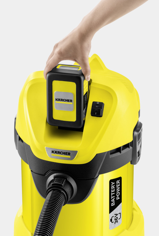 Aspirateur eau et poussières à batterie WD 3 Battery