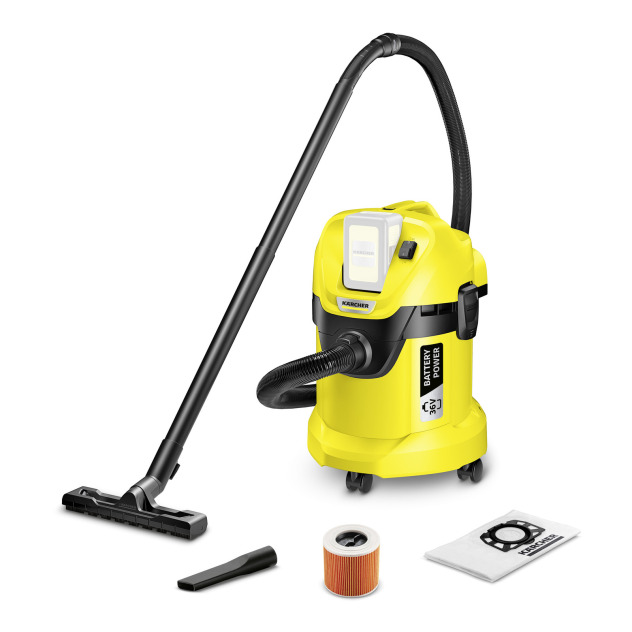 Aspirateur eau et poussières à batterie WD 3 Battery