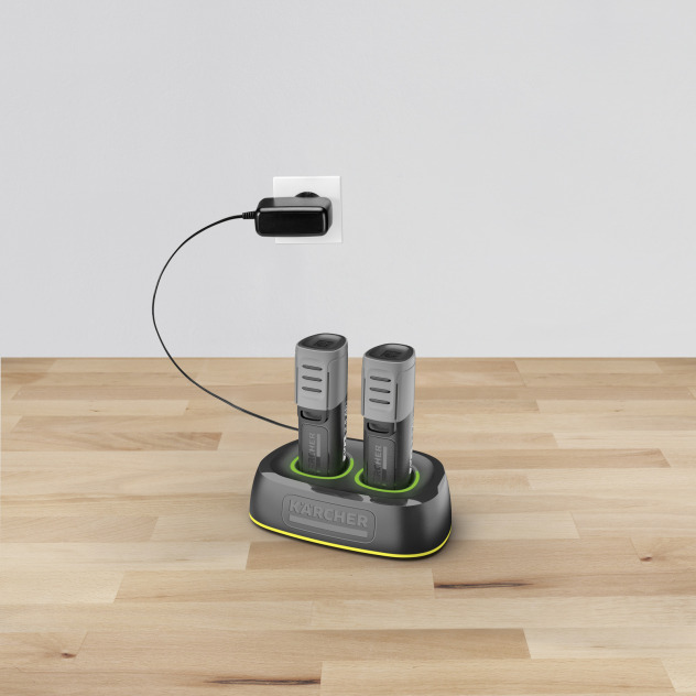 Duo-snellader 4V batterij
