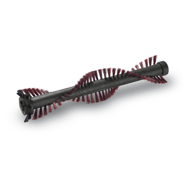 Roller brush red packaged