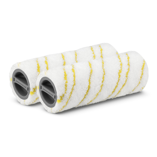 Set de brosses rouleaux universelles jaunes
