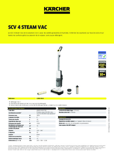 Informations sur le produit