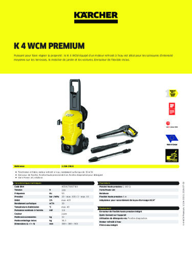 Informations sur le produit