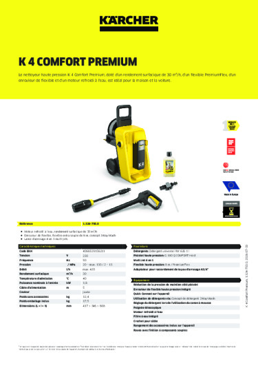 Informations sur le produit