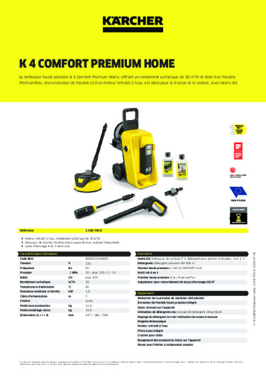 Informations sur le produit