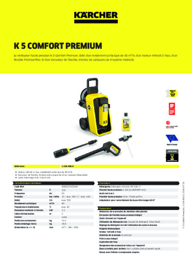 Informations sur le produit