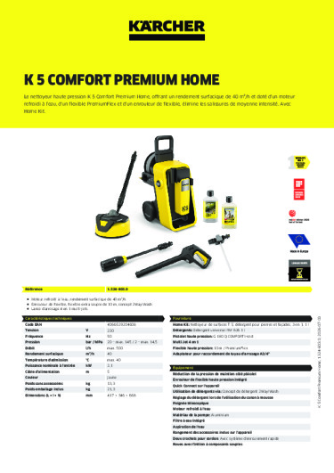 Informations sur le produit