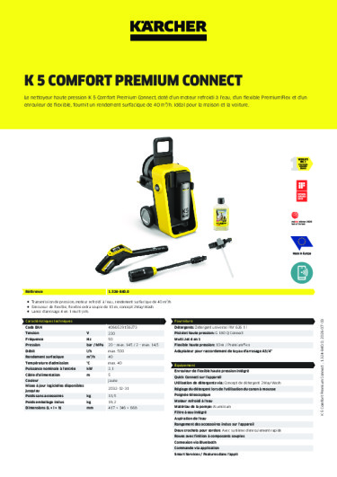 Informations sur le produit