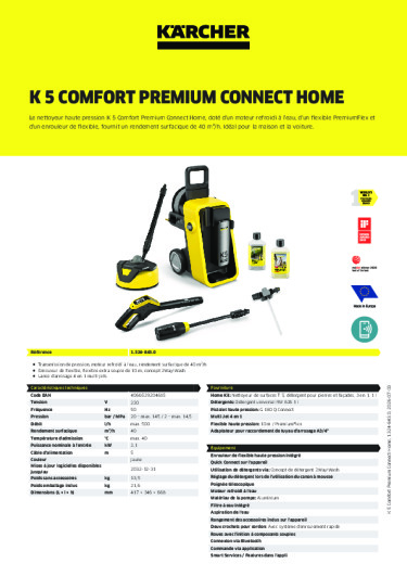 Informations sur le produit
