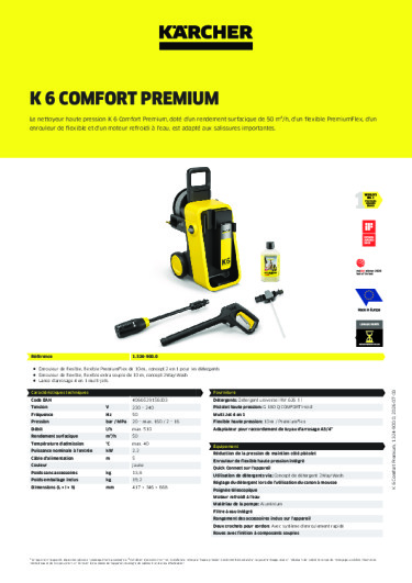Informations sur le produit