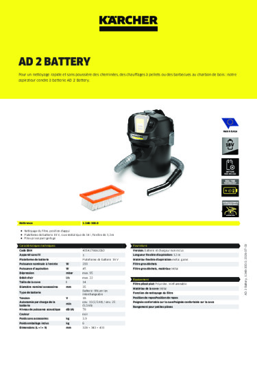 Informations sur le produit