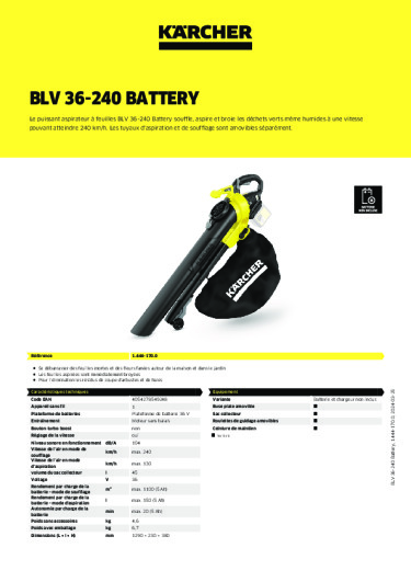 Informations sur le produit