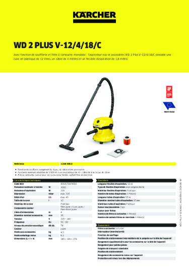 Informations sur le produit