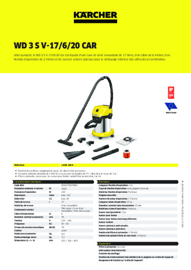 Informations sur le produit