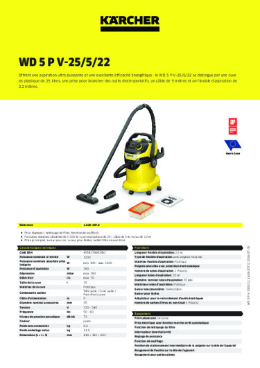 Informations sur le produit