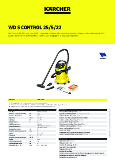 Informations sur le produit