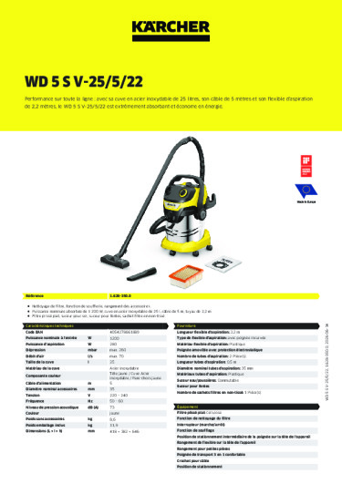 Informations sur le produit