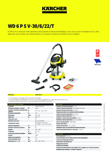 Informations sur le produit