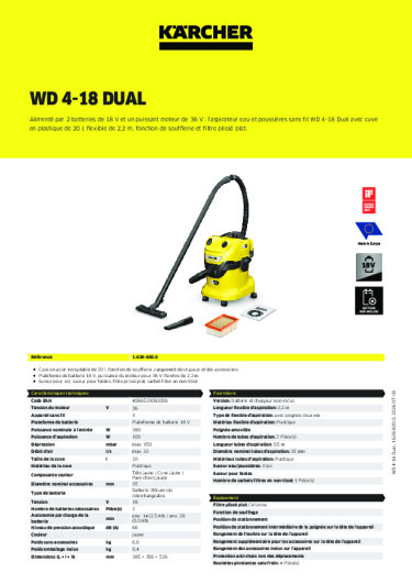 Informations sur le produit