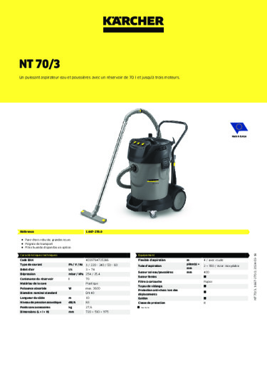 Informations sur le produit