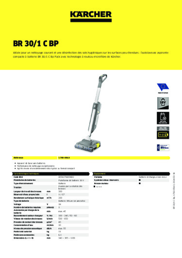 Informations sur le produit