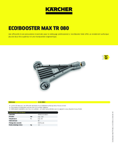 Informations sur le produit