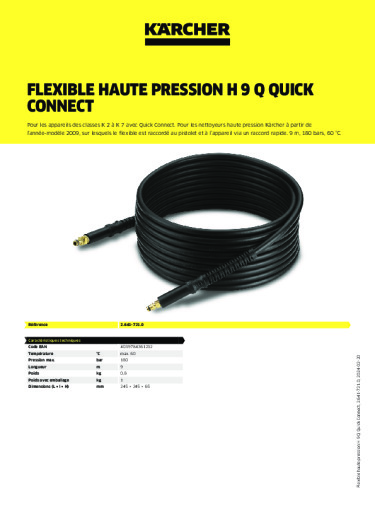 Informations sur le produit