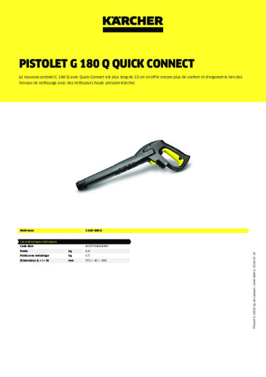 Informations sur le produit
