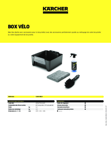 Informations sur le produit