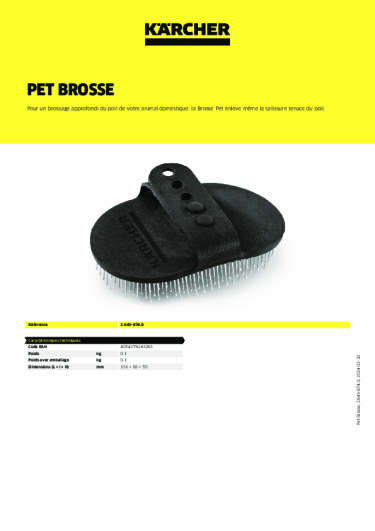 Informations sur le produit